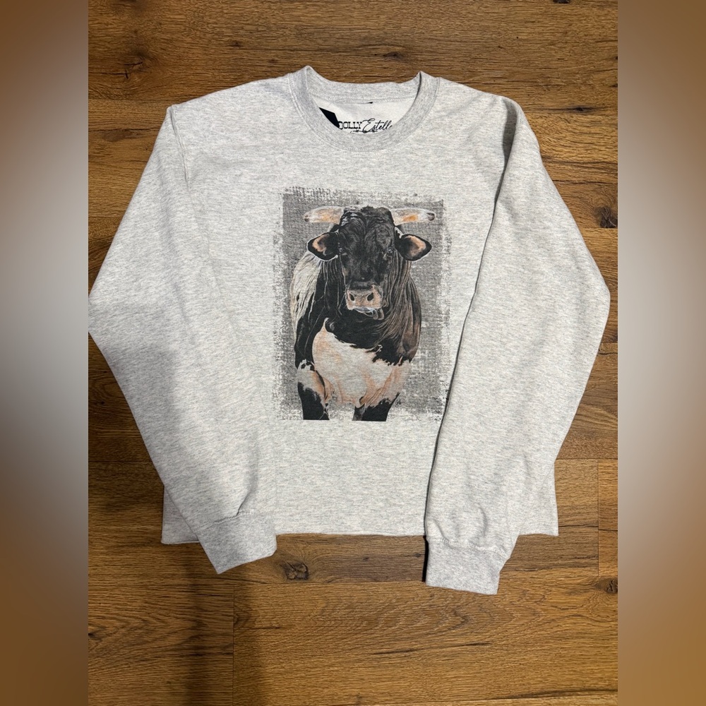 Women’s Dolly Estelle Cow Crewneck